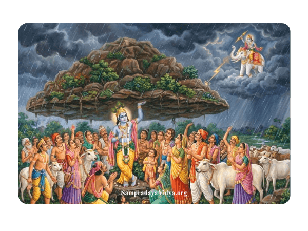 govardhanoddhāraṇaṃ