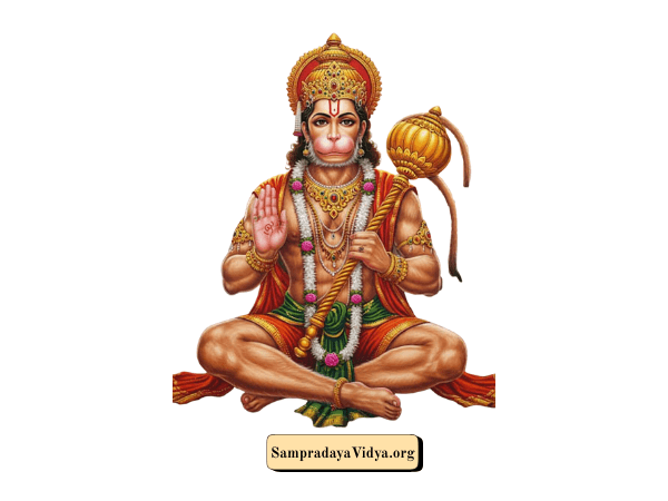 agād vīro hanūmān kapiḥ