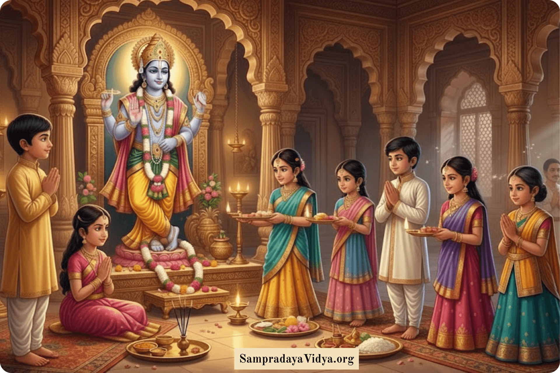 Rāmacandrāya Janaka Maṅgala Ārati