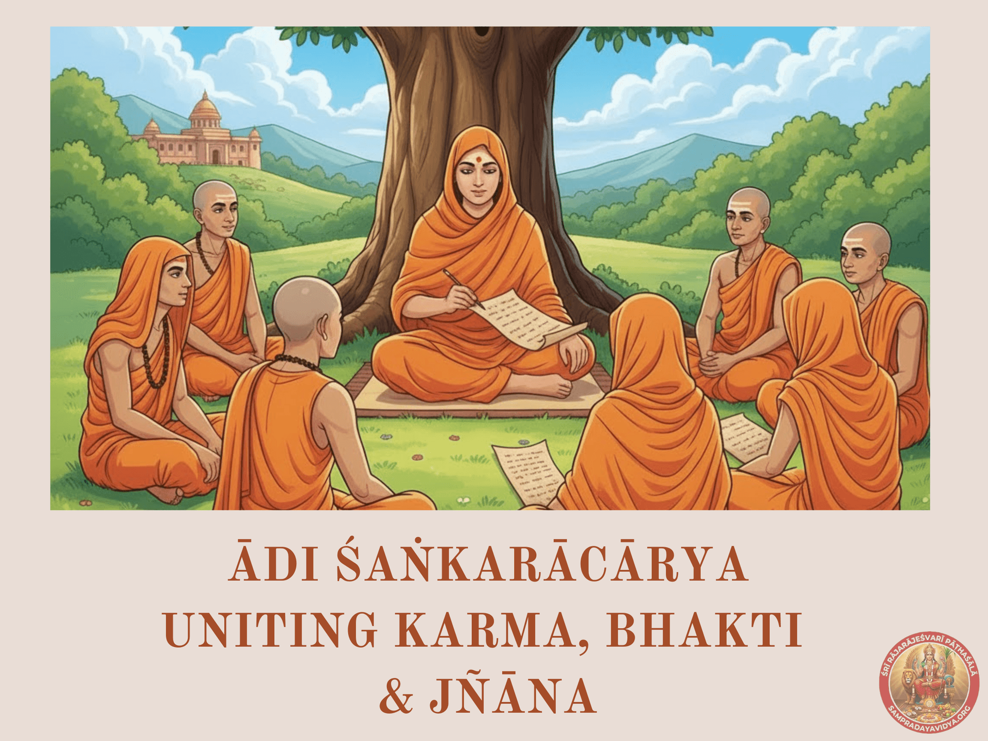 Ādi Śaṅkarācārya, Uniting Karma, Bhakti & Jñāna