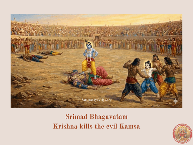 SriKrishna's Leelas 24 - Krishna and Balarama finally end Kamsa's evil reign over Mathura