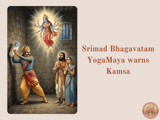 SriKrishna's Leelas 3 - Yogamaya Warns Kamsa