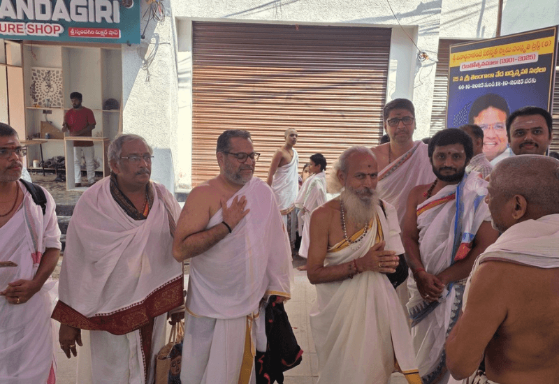 Guru Sannidhi at Hyderabad Veda Sabhas and Sringeri devalayams - October 2025 - 2