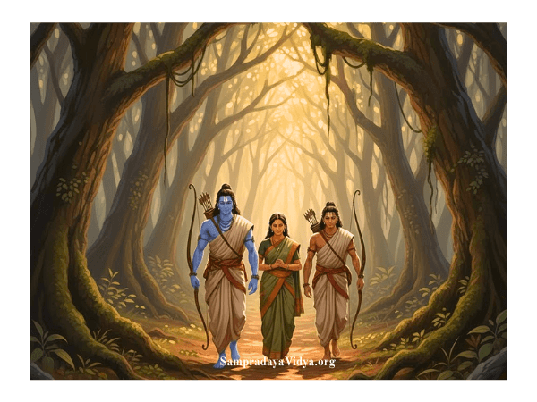 ādau rāma tapo-vanādi gamanaṃ