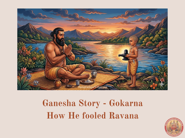 Ganesha Story – How Ganesha fooled Ravana at Gokarna
