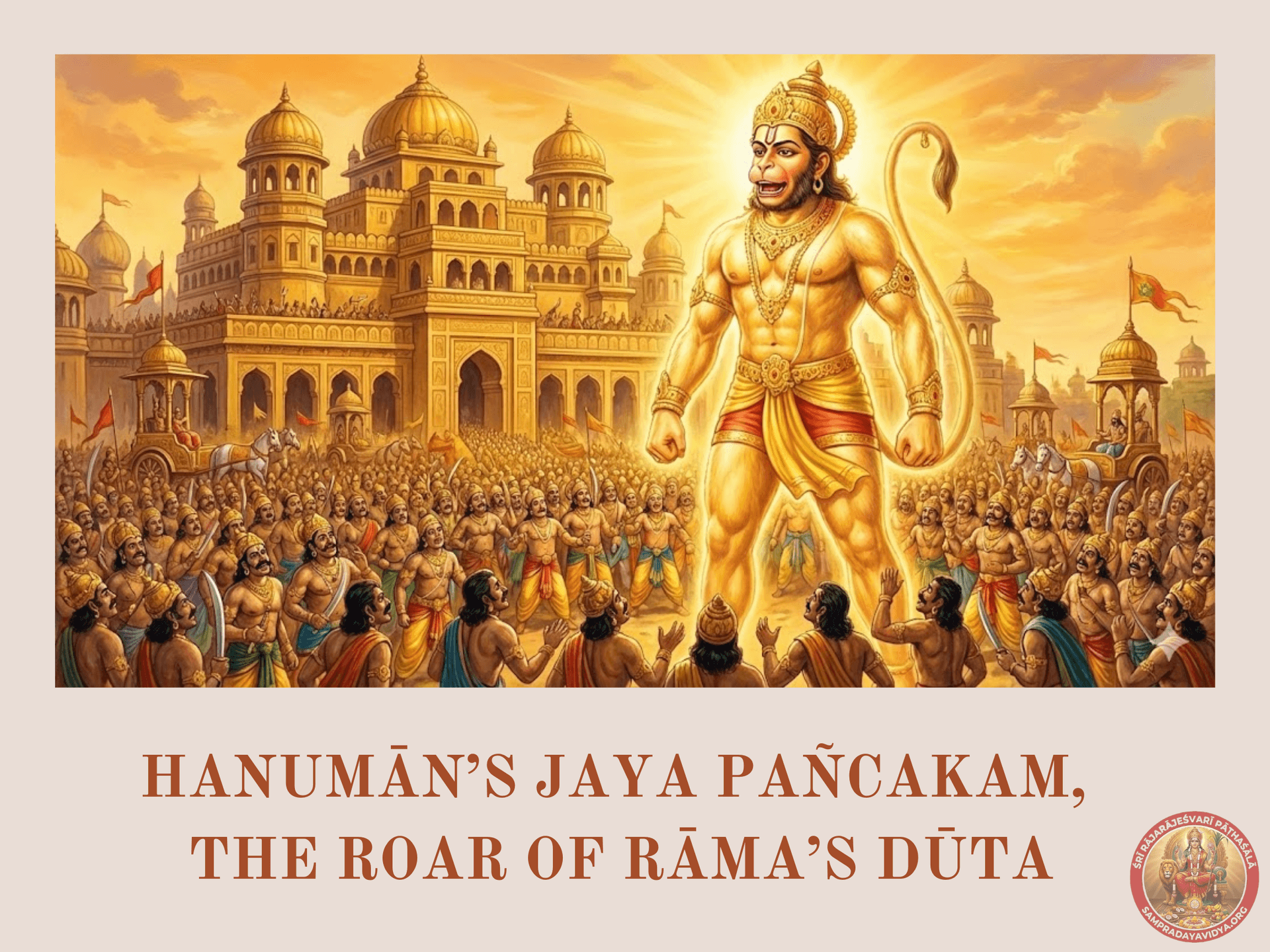 Hanumān's Jaya Pañcakam, The Roar of Rāma's Dūta