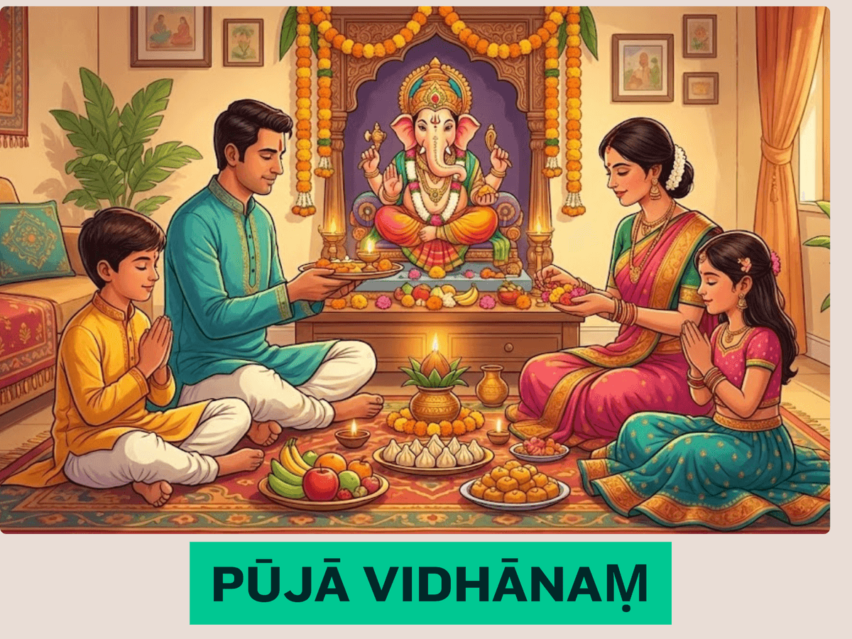Pūjā Vidhānam: A Guided Home Practice