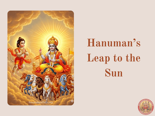 Hanuman Story - How Hanuman Leaped to the Sun