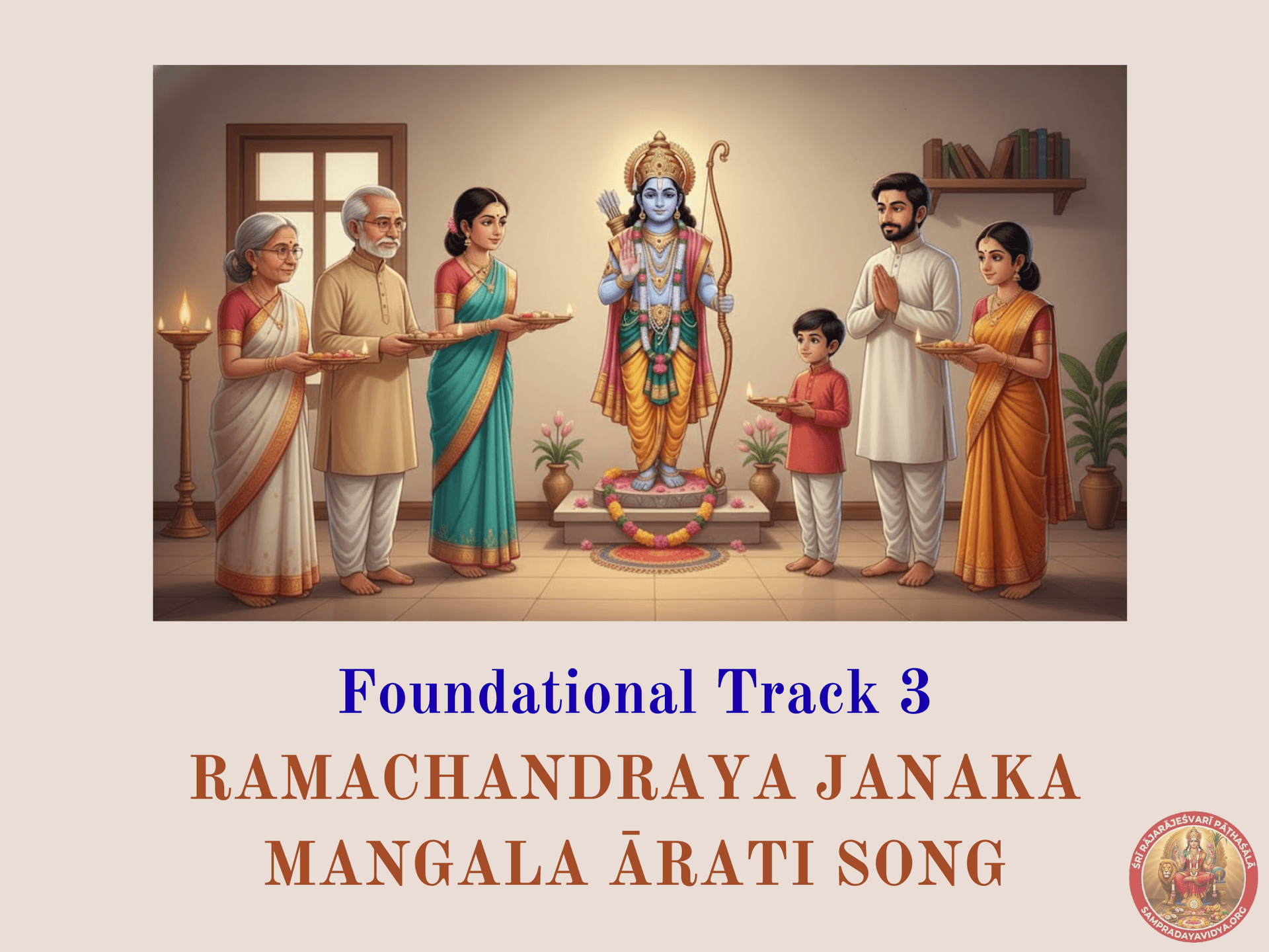 Rāmachandrāya Janaka (Mangal̤aṃ/Nīrājanaṃ)